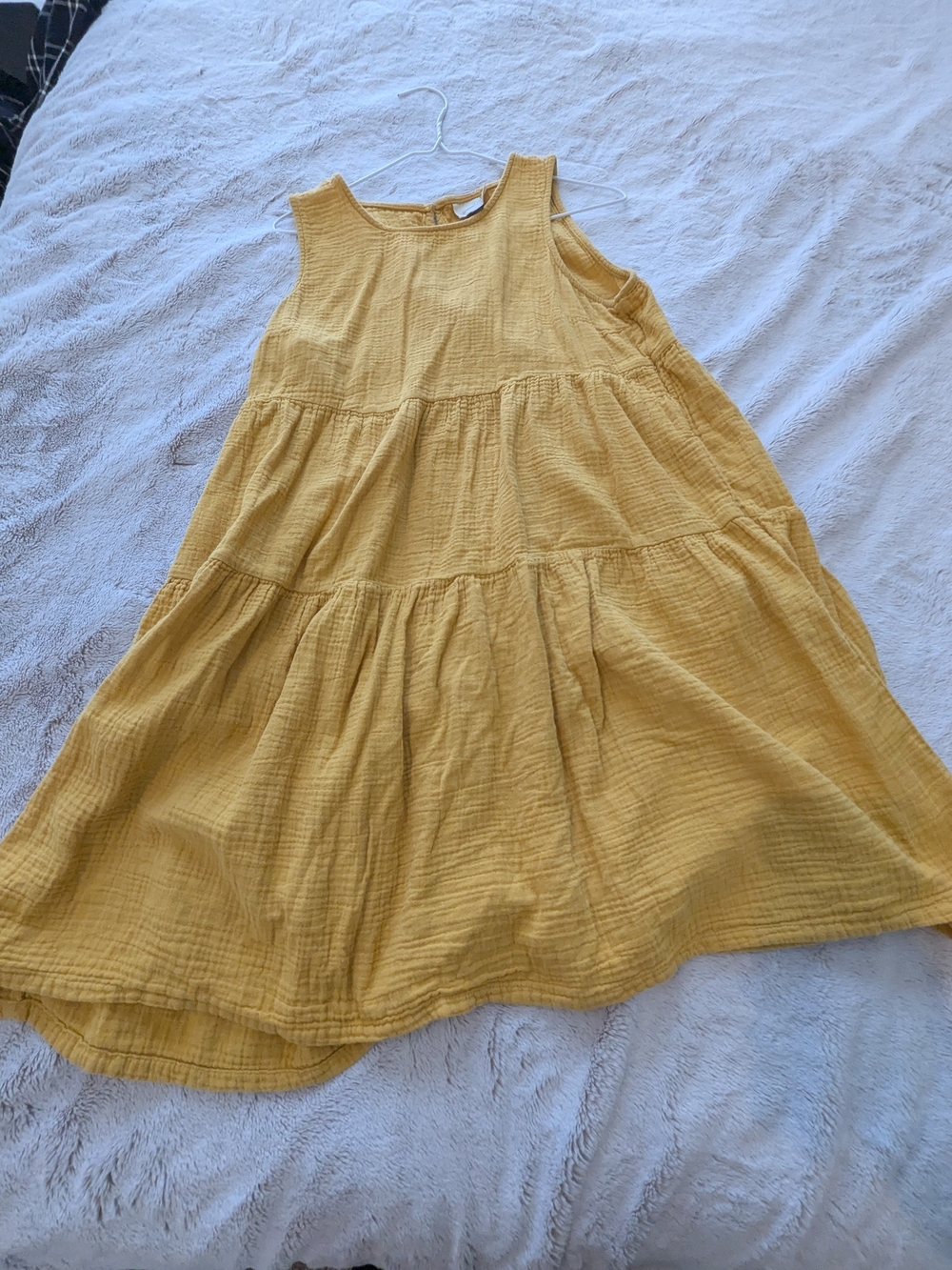 Sleeveless Dress - Mustard Yellow